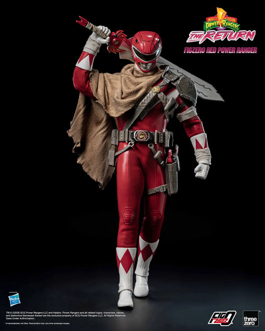 THREEA TOYS/THREEZERO MIGHTY MORPHIN POWER RANGERS RETURN RED POWER RANGER 1/6 ACTION FIGURE 31 cm