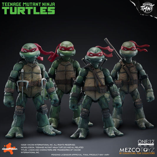 MEZCO TOYS ONE 12 COLLECTIVE TEENAGE MUTANT NINJA TURTLES S BOX SET ACTION FIGURE 16 cm