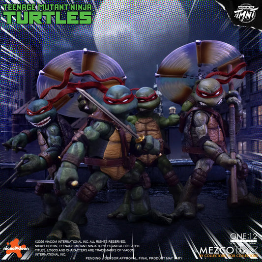 MEZCO TOYS ONE 12 COLLECTIVE TEENAGE MUTANT NINJA TURTLES S BOX SET ACTION FIGURE 16 cm