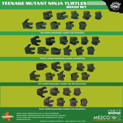 ONE 12 COLLECTIVE TEENAGE MUTANT NINJA TURTLES FIGURES BOX SET
