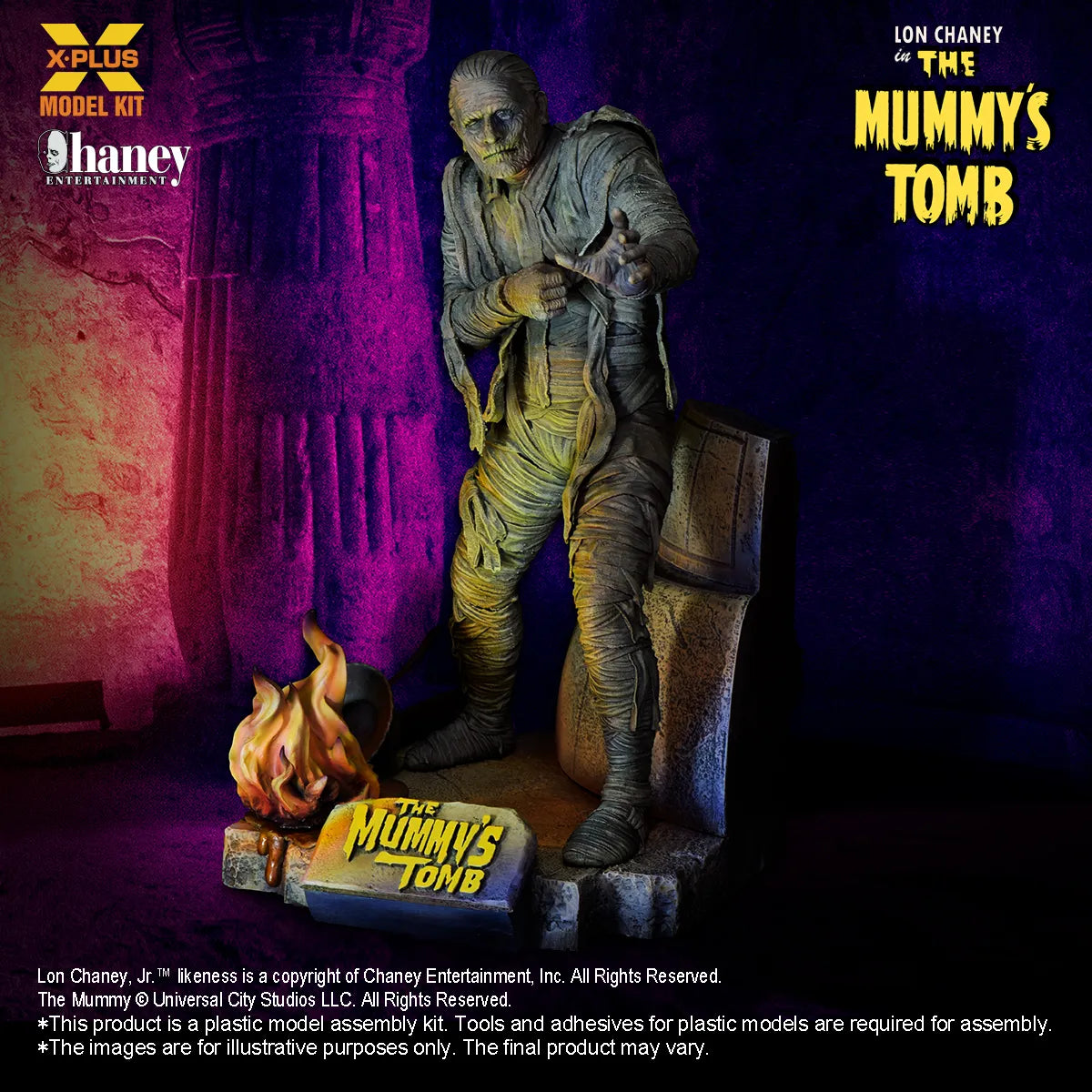 LON CHANEY JR THE MUMMY 1/8 SCALE PLASTIC MODEL KIT