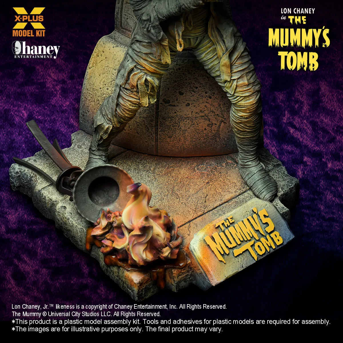 LON CHANEY JR THE MUMMY 1/8 SCALE PLASTIC MODEL KIT