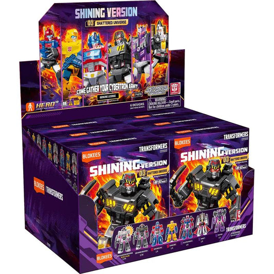 BLOKEES - TRANSFORMERS SHATTERED UNIVERSE SHINING VERSION 03 BLIND BOX (6) MODEL KIT 10 cm