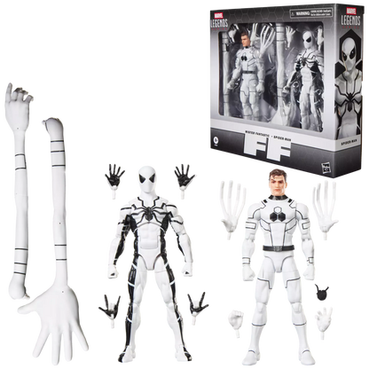 MARVEL LEGENDS FUTURE FOUNDATION MISTER FANTASTIC AND SPIDER-MAN ACTION FIGURES