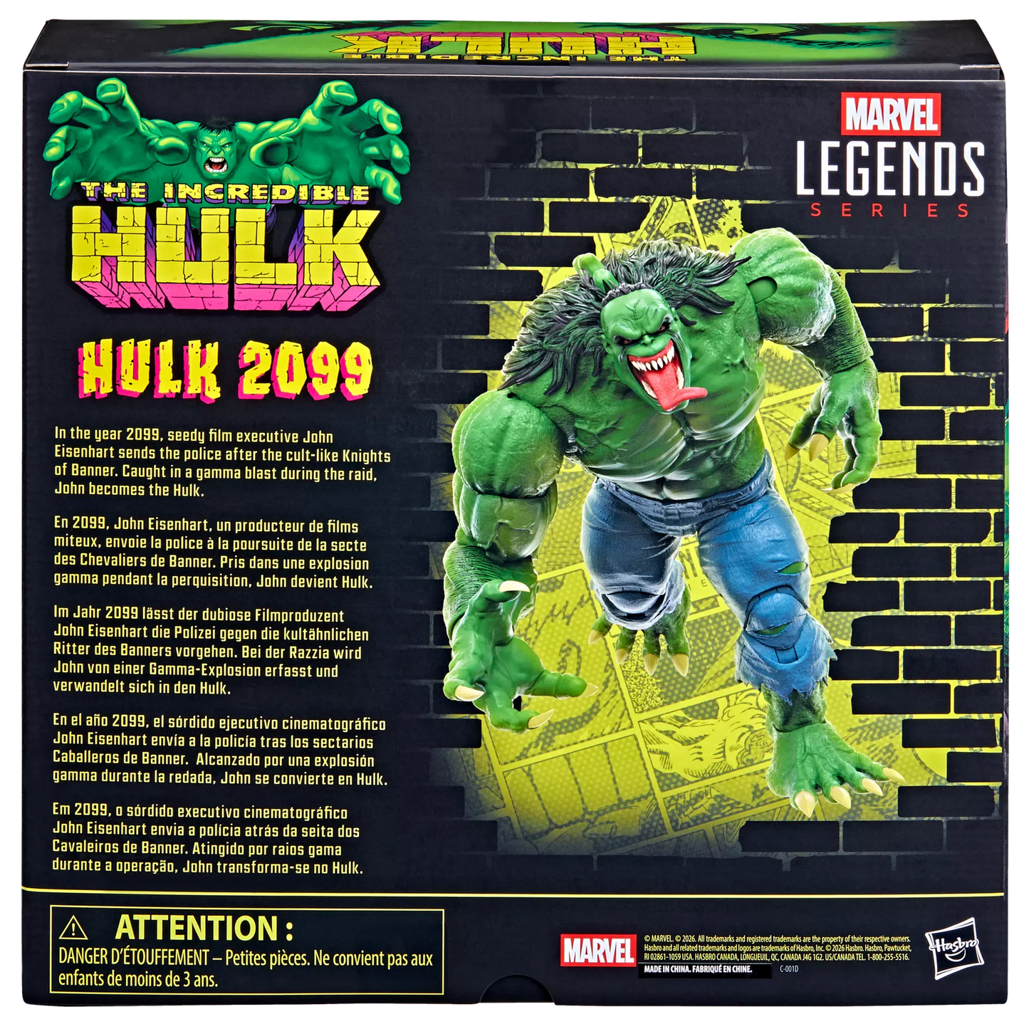 MARVEL LEGENDS HULK 2099 ACTION FIGURE