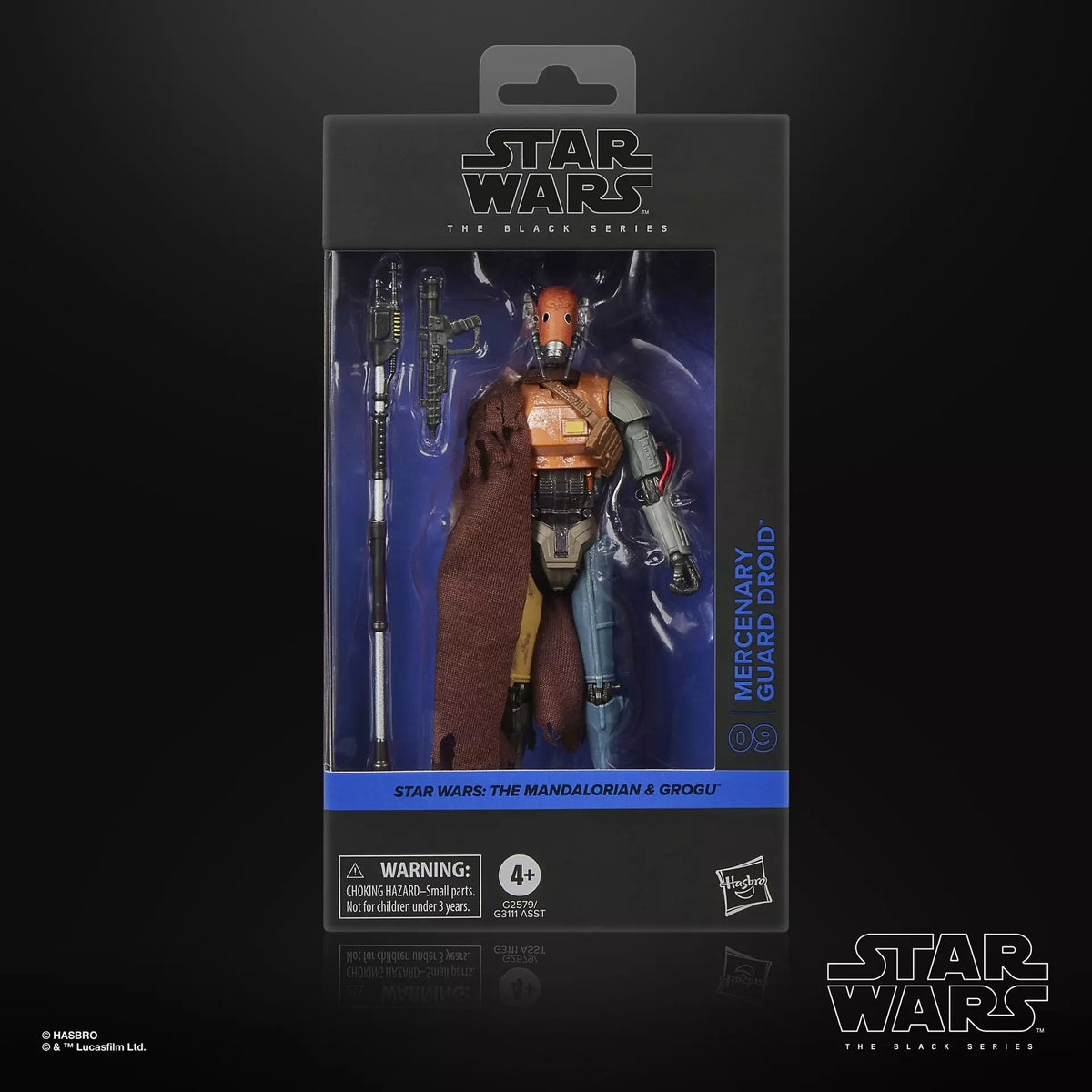 HASBRO - STAR WARS BLACK SERIES MANDALORIAN GROGU MERCENARY GUARD DROID ACTION FIGURE