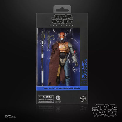 HASBRO - STAR WARS BLACK SERIES MANDALORIAN GROGU MERCENARY GUARD DROID ACTION FIGURE