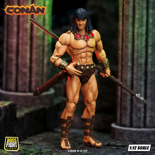 BOSS FIGHT STUDIO CONAN TOWER ELEPHANT DELUXE 2-PACK SET ACTION FIGURE 17 cm