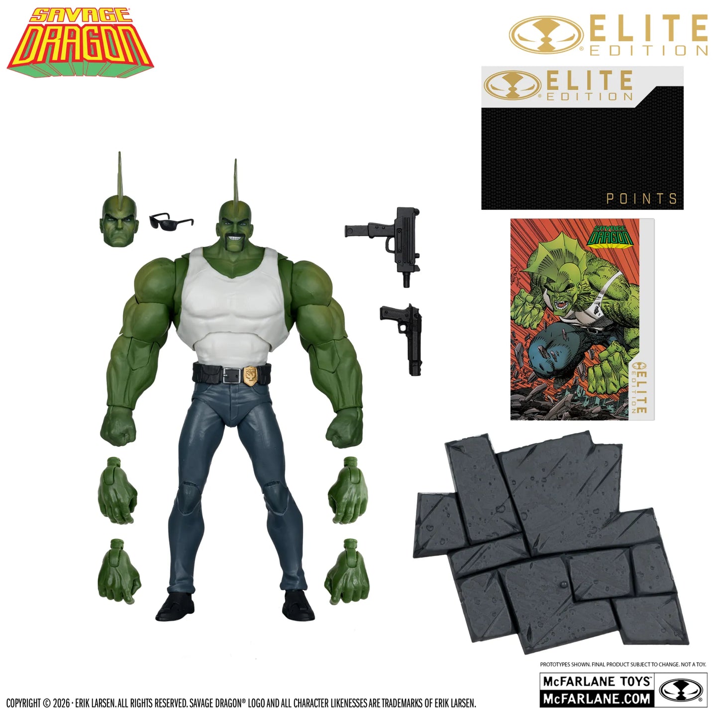 MCFARLANE ELITE EDITION SAVAGE DRAGON ACTION FIGURE