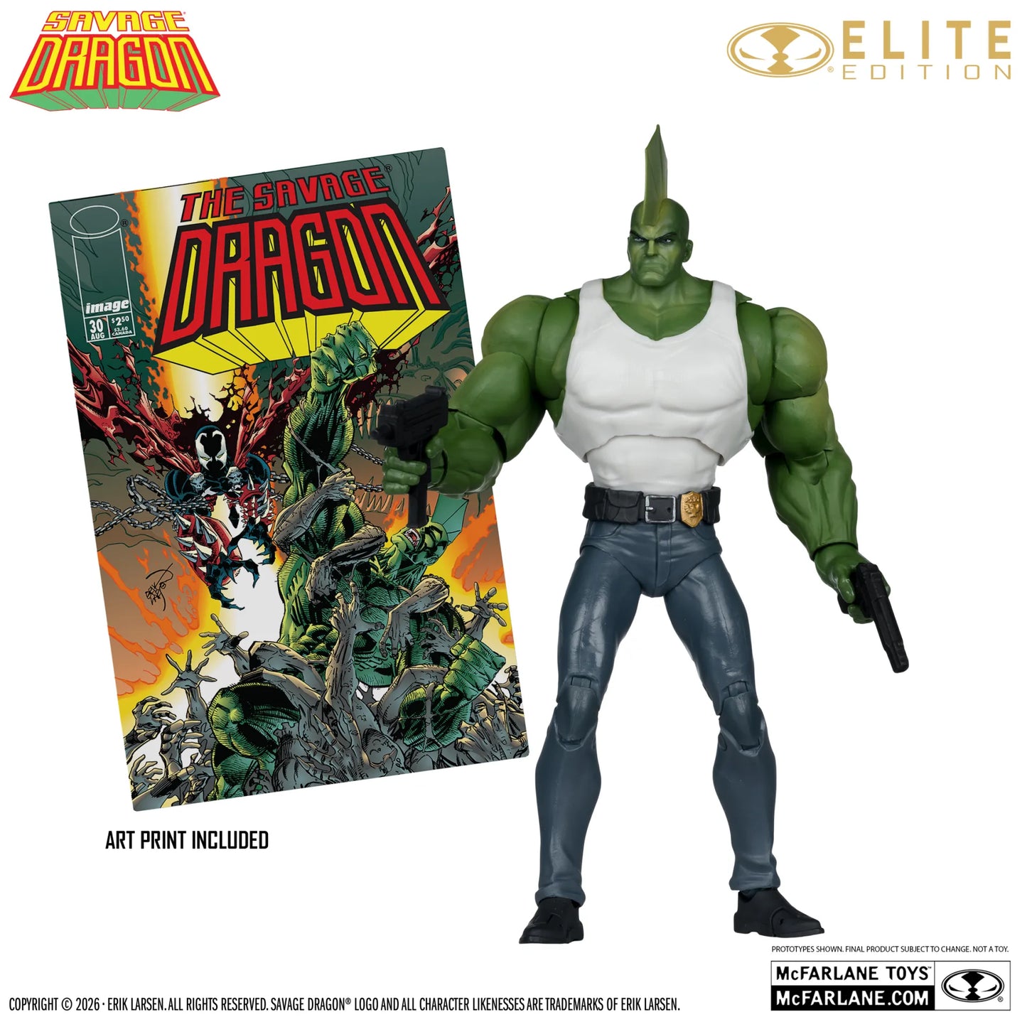 MCFARLANE ELITE EDITION SAVAGE DRAGON ACTION FIGURE