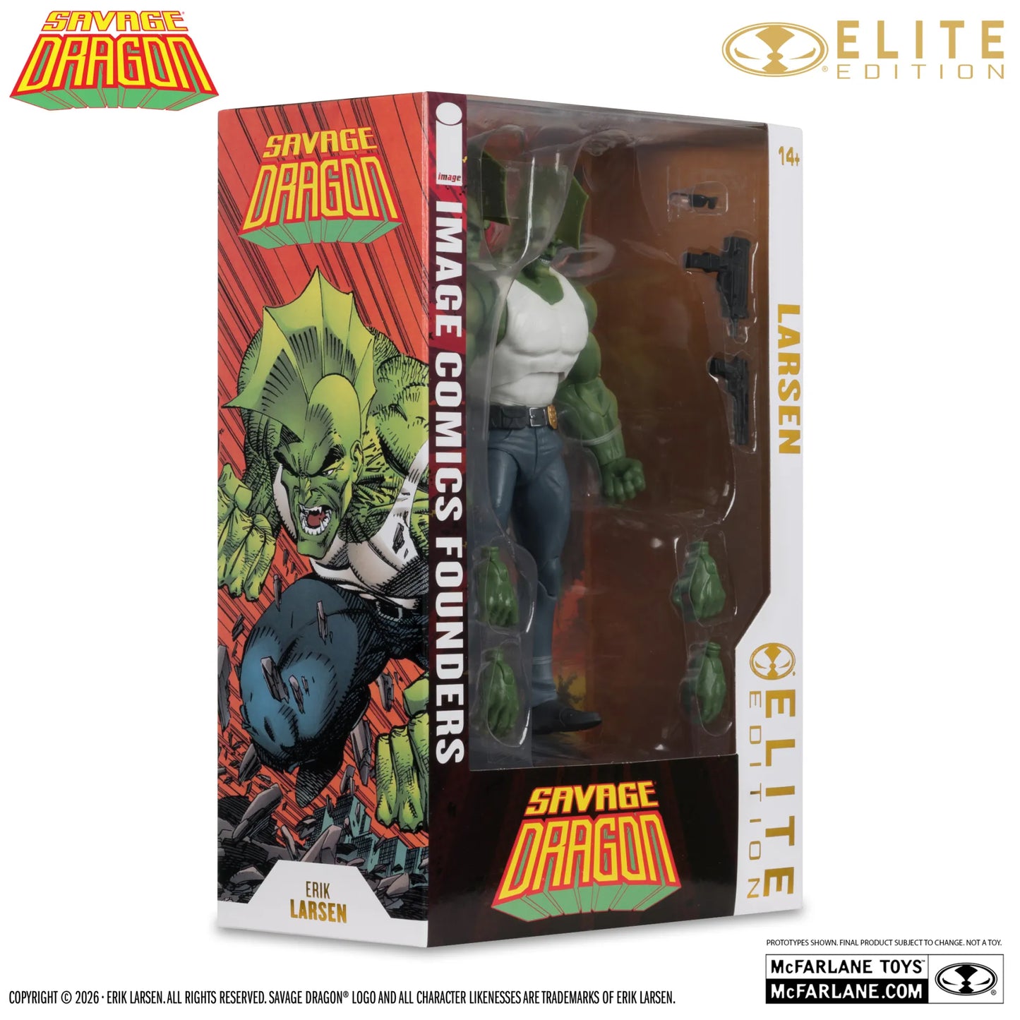 MCFARLANE ELITE EDITION SAVAGE DRAGON ACTION FIGURE