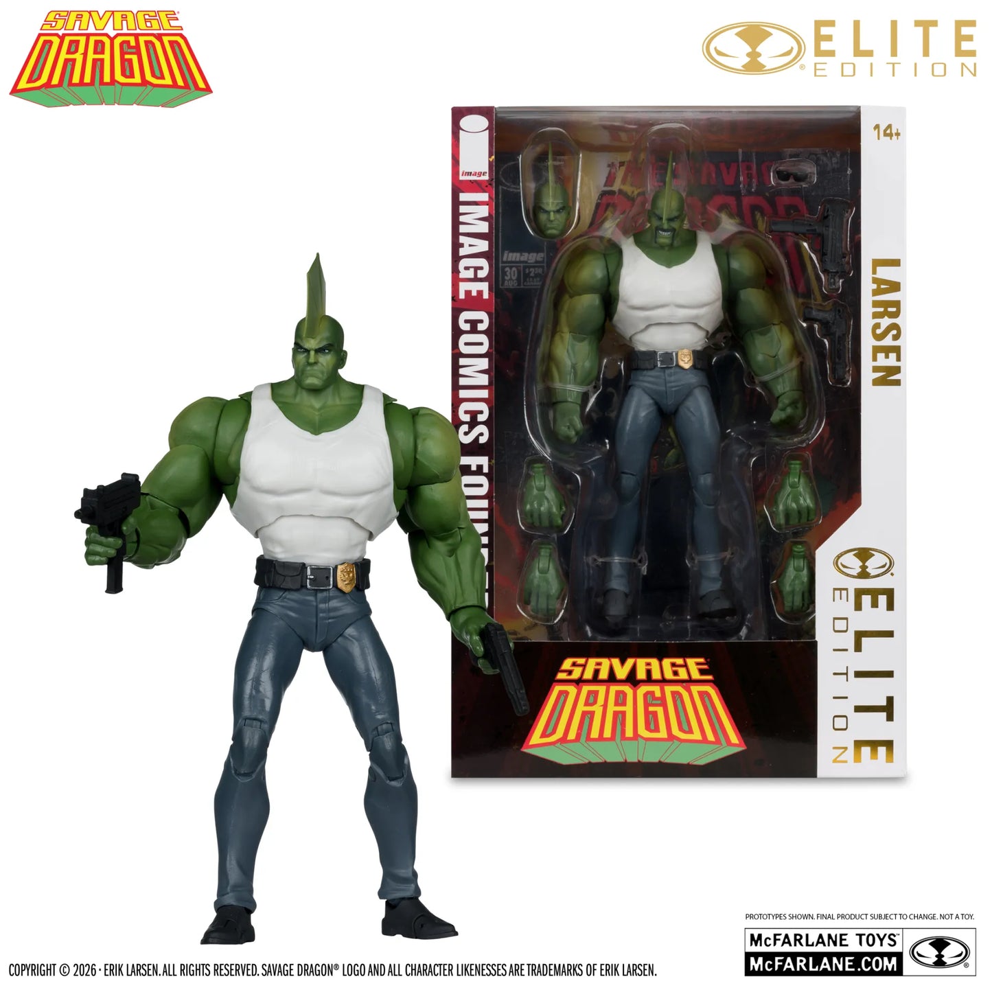 MCFARLANE ELITE EDITION SAVAGE DRAGON ACTION FIGURE