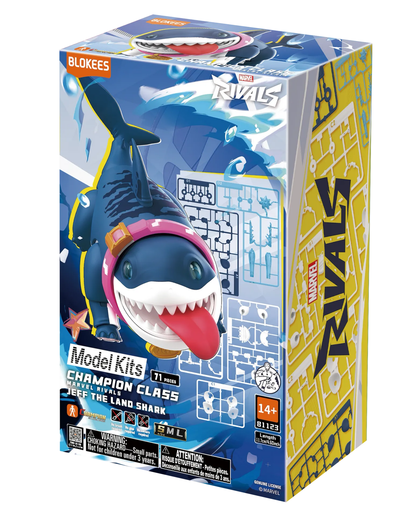 MARVEL RIVALS JEFF THE LAND SHARK CHAMPION CLASS 12 MODEL KIT