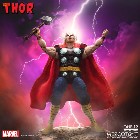 MEZCO TOYS ONE 12 COLLECTIVE MIGHTY THOR ACTION FIGURE 17 cm