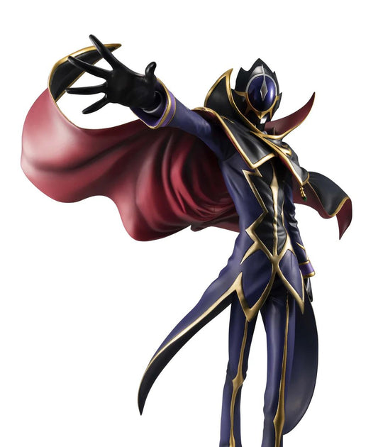 MEGAHOUSE CODE GEASS LELOUCH RESURRECTION 20TH ANN GEM STATUA 25 cm