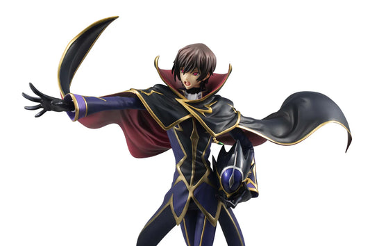 MEGAHOUSE CODE GEASS LELOUCH RESURRECTION 20TH ANN GEM STATUA 25 cm