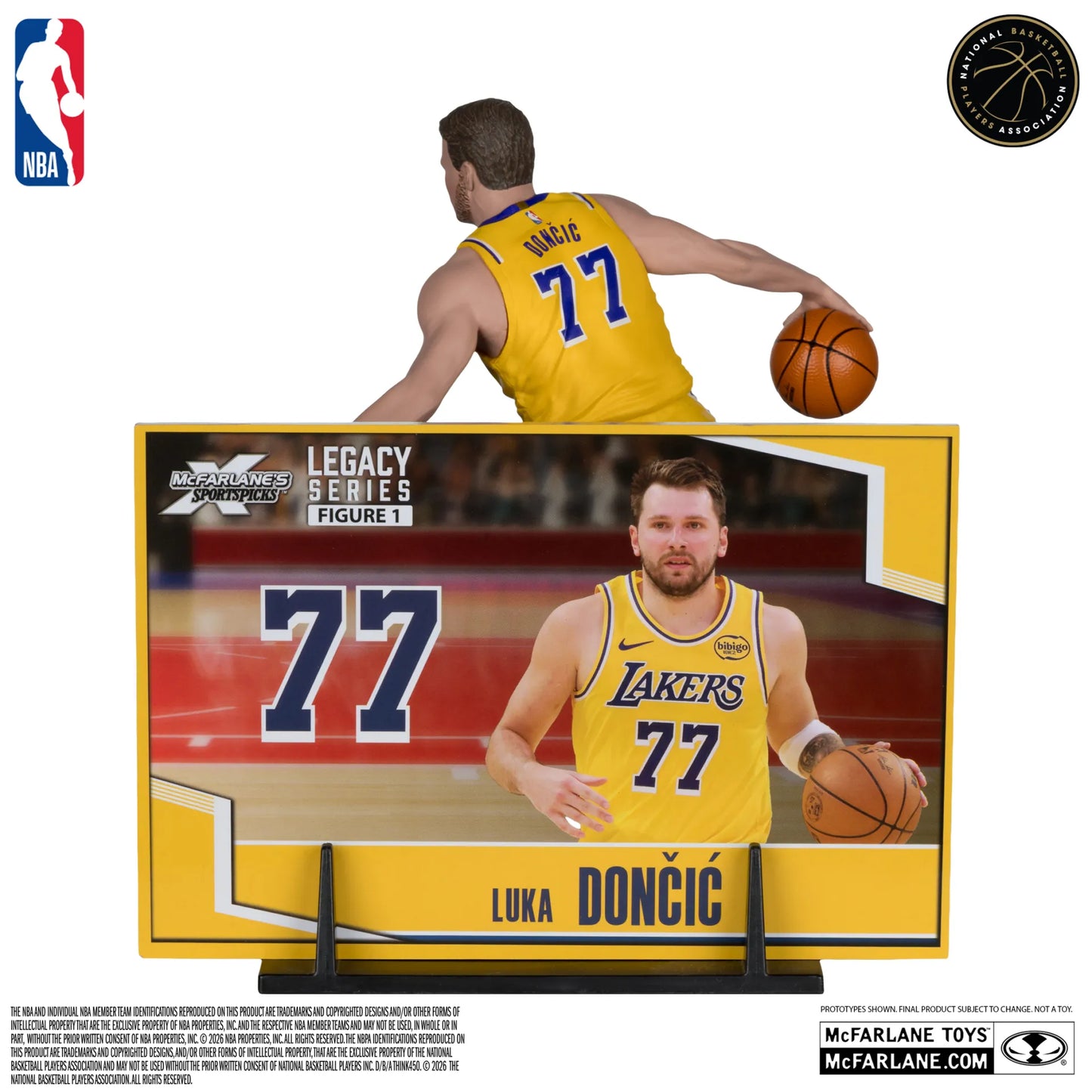 NBA SPORTSPICKS LUKA DONCIC (LA LAKERS) POSED FIGURES
