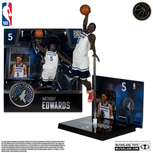 MCFARLANE TOYS 25 NBA SPORTSPICKS ANTHONY EDWARDS (MINNESOTA TIMBERWOLVES) POSED FIGURA 18 cm