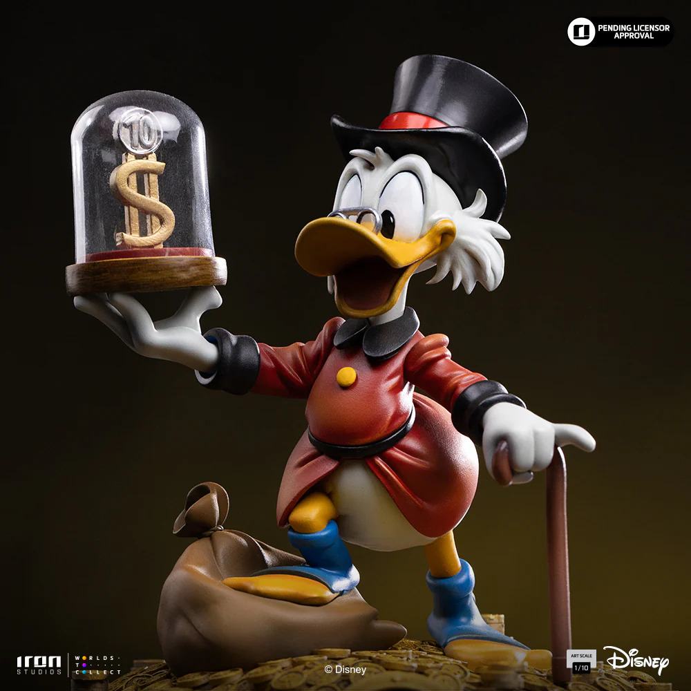 DUCK TALES UNCLE SCROOGE MCDUCK 1/10 STATUE