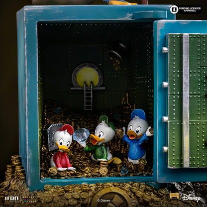 DUCK TALES UNCLE SCROOGE MCDUCK AND NEPHEWS 1/10 STATUE