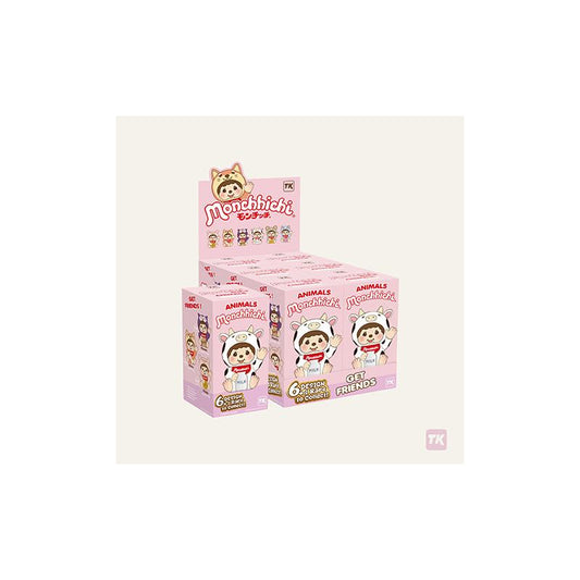 ABYSTYLE STUDIO MONCHHICHI ANIMALS BLIND BOX (6) MINI FIGURA 10cm