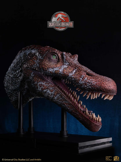 JURASSIC PARK 3 SPINOSAURUS HALF-SCALE HEAD PROP REPRODUCTION