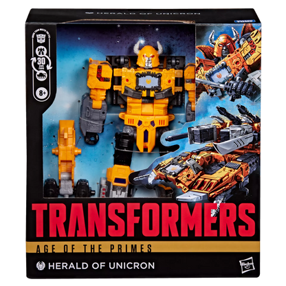 TRANSFORMERS AGE OF THE PRIMES HERALD OF UNICRON ACTION FIGURE
