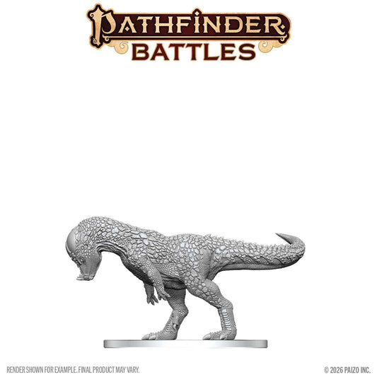 WIZKIDS PATHFINDER BATTLES DEEP CUTS PACHYCEPHALOSAURUS MINI FIGURA 6 cm