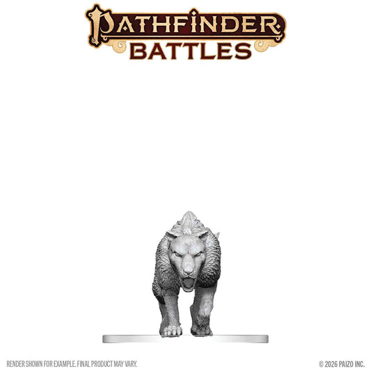 WIZKIDS PATHFINDER BATTLES DEEP CUTS HYAENODON MINI FIGURA 5 cm