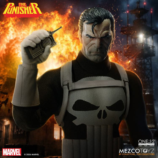 MEZCO TOYS ONE 12 COLLECTIVE PUNISHER ACTION FIGURE 17 cm