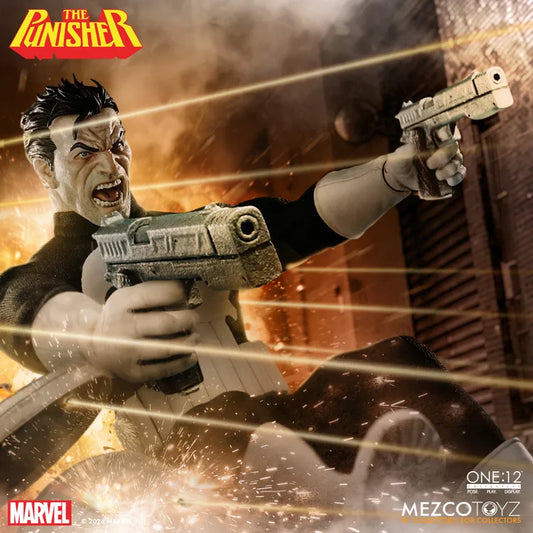 MEZCO TOYS ONE 12 COLLECTIVE PUNISHER ACTION FIGURE 17 cm