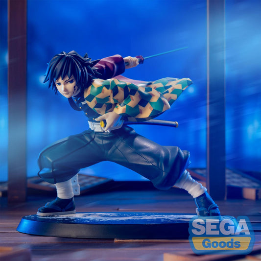 SEGA GIYU & TOMIOKA - DEMON SLAYER LUMINASTA AWAKENING FIGURA 15 cm