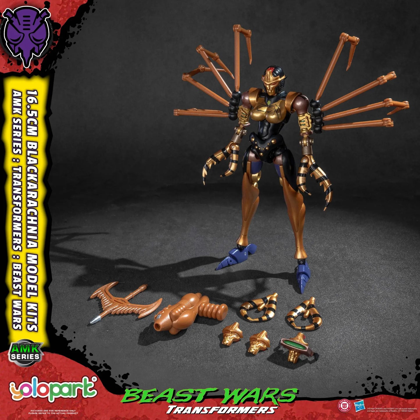 TRANSFORMERS BEAST WARS AMK BLACKARACHNIA MK