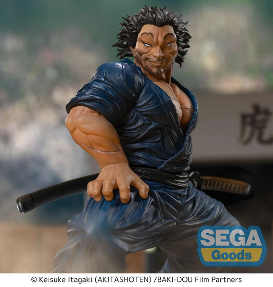 SEGA LUMINASTA BAKI-DOU MUSASHI MIYAMOTO FIGURA 17 cm