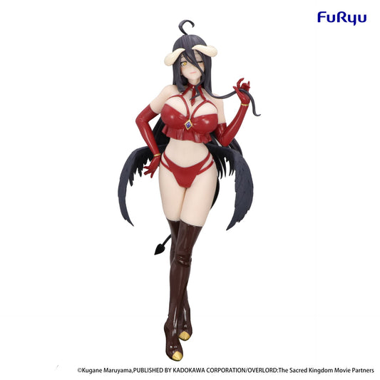FURYU OVERLORD ALBEDO RED BICUTE DARK FIGURA 26 cm