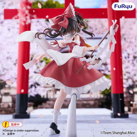 FURYU TOUHOU PROJECT REIMU HAKUREI MUCHUTE FIGURA 19 cm