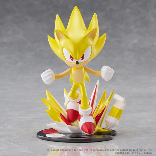 BUSHIROAD CREATIVE SONIC HEDGEHOG SUPER SONIC PALVERSE PALE FIGURA 12 cm