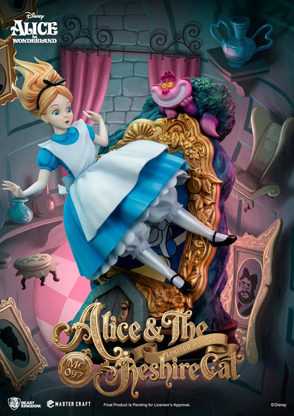 ALICE IN WONDERLAND & THE CHESHIRE CAT MASTER CRAFT STATUE