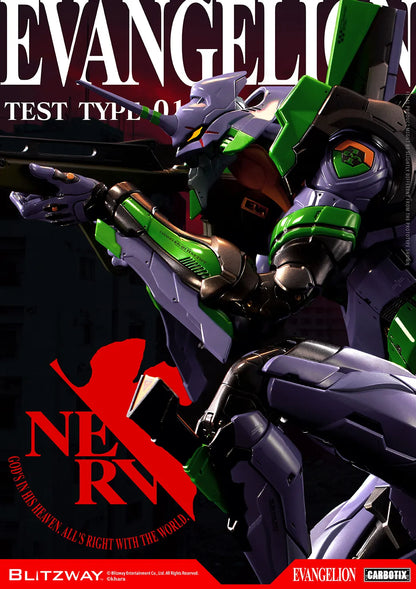 EVANGELION UNIT-01 TEST TYPE STANDARD CARBOTIX ACTION FIGURE