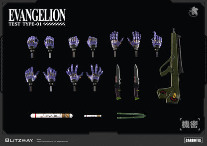EVANGELION UNIT-01 TEST TYPE STANDARD CARBOTIX ACTION FIGURE