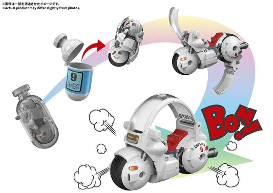 BANDAI BULMA - DRAGON BALL HOIPOI CAPSULE NO.9 'S MOTORCYCLE CHANGEARTS REPLICA 9 cm