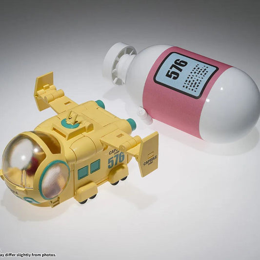 BANDAI - DRAGON BALL Z HOIPOI CAPSULE NO.576 BULMA’S AIRPLANE CHANGEARTS REPLICA 9 cm