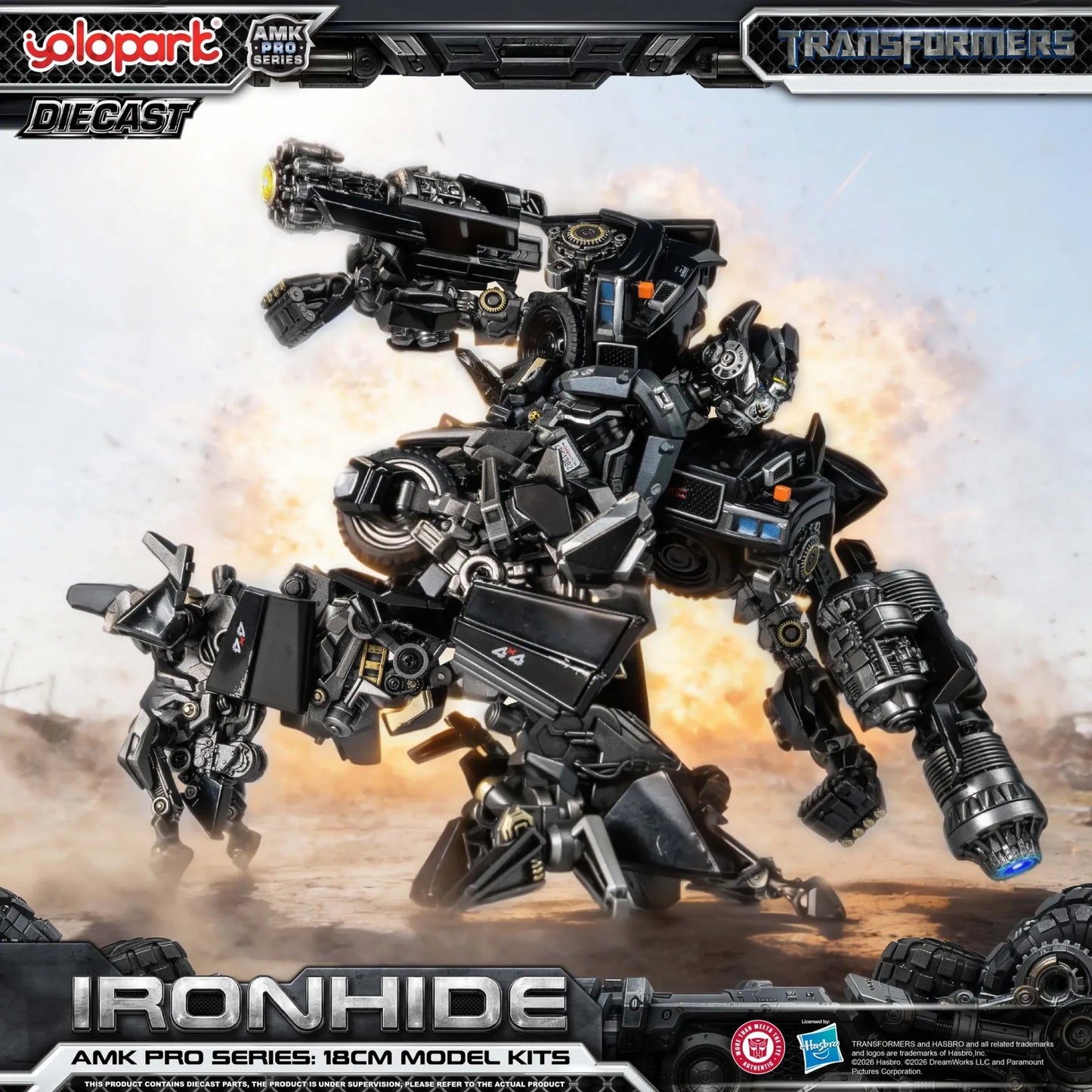 TRANSFORMERS 2007 IRONHIDE AMK PRO MODEL KIT