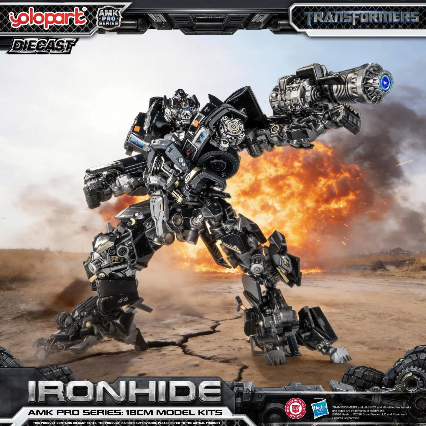 TRANSFORMERS 2007 IRONHIDE AMK PRO MODEL KIT