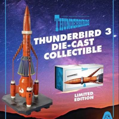 ANDERSON ENTERTAINMENT LIMITED THUNDERBIRD T3 DIE-CAST MODEL REPLICA 33 cm