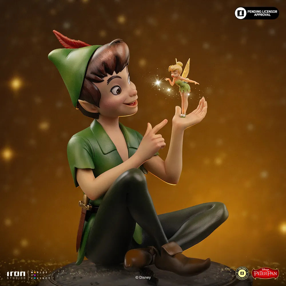 DISNEY VINTAGE PETER PAN & TINKERBELL 1/10 STATUE