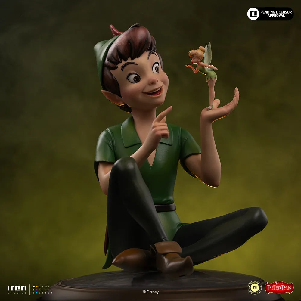 DISNEY VINTAGE PETER PAN & TINKERBELL 1/10 STATUE