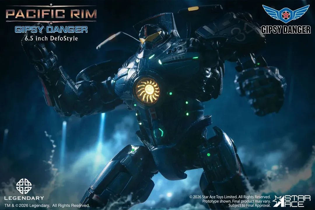 PACIFIC RIM GIPSY DANGER DEFOSTYLE DELUXE FIGURE