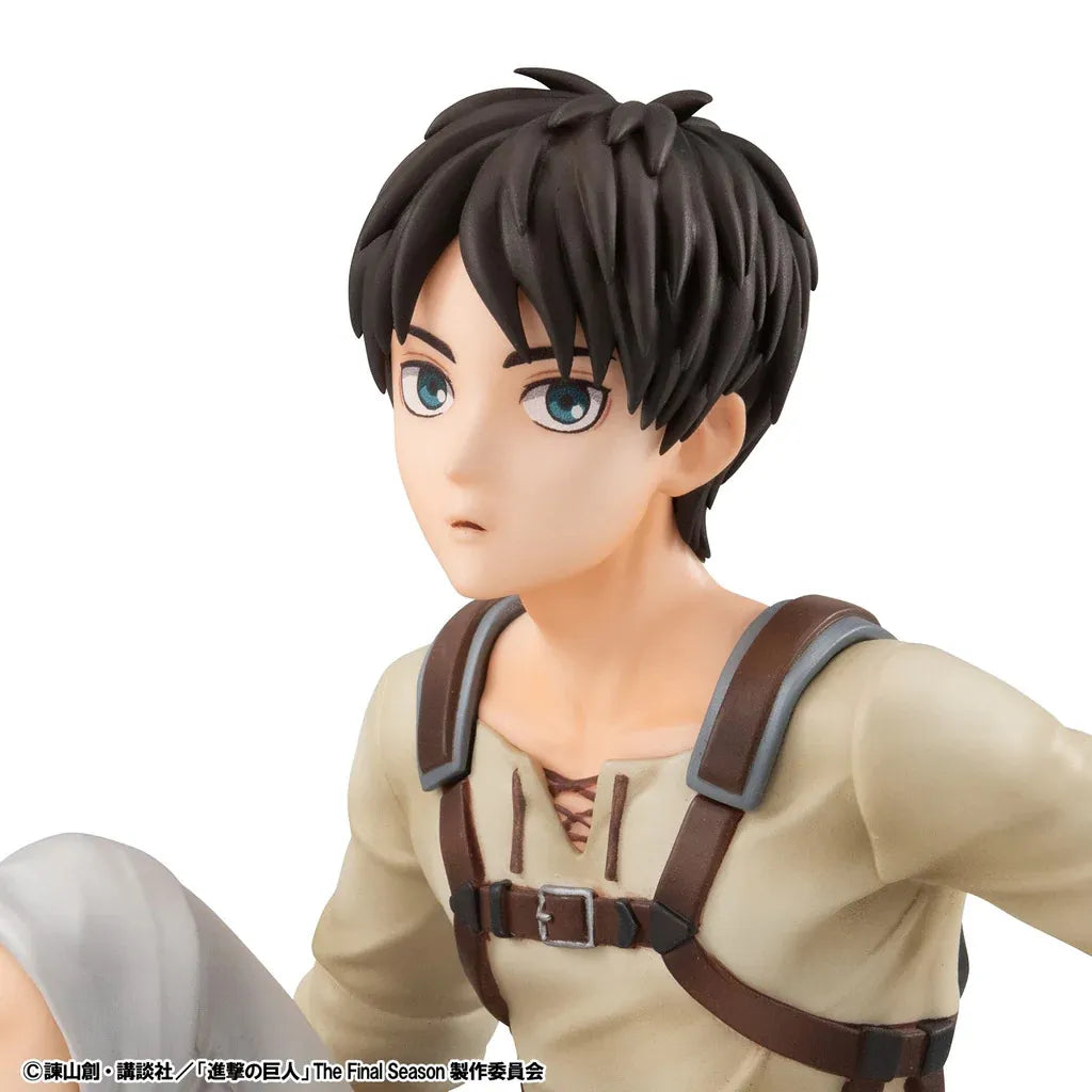 ATTACK ON TITAN PALM SIZE EREN YEAGER G.E.M. STATUE