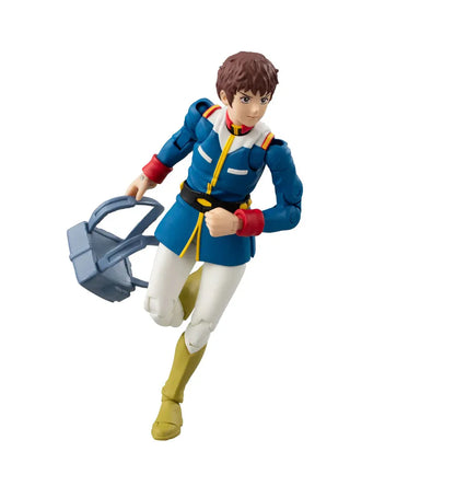 GMG COLLECTION 16 MOBILE SUIT GUNDAM EARTH FEDERATION AMURO RAY UNIFORM ACTION FIGURE